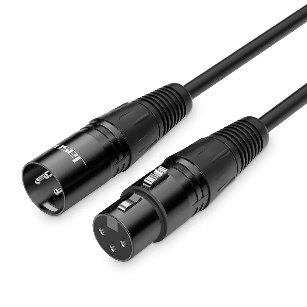 Jasoz Audio Cable 3-Pin Male to Female, 3m XLR
