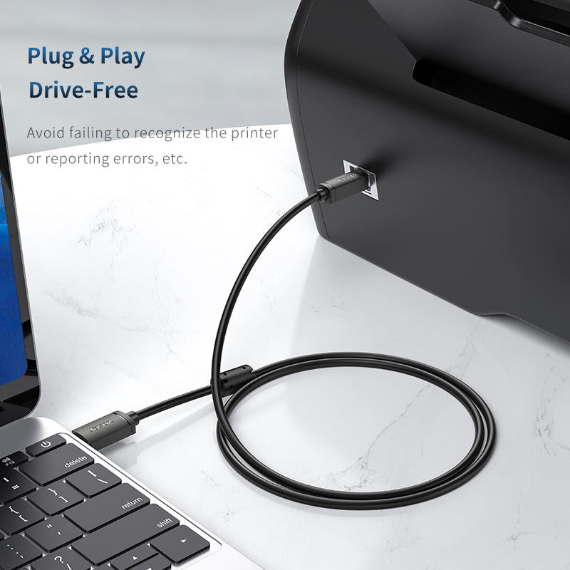 Jasoz D105 USB 2.0 Print Cable - 2 Meter / Black
