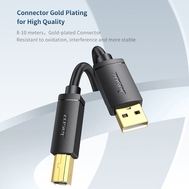 Jasoz D105 USB 2.0 Print Cable - 2 Meter / Black