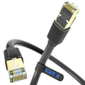 Jasoz Ethernet Cable - RJ-45 / CAT8 / 40Gbps / 1 Meters / Black