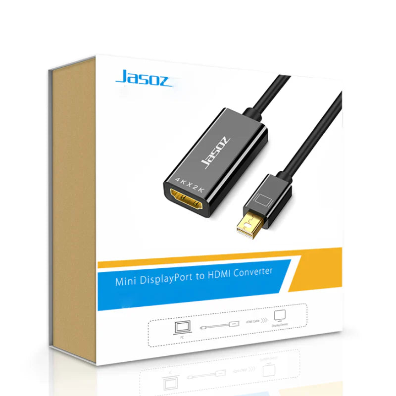 Jasoz G107 Mini Display Port to HDMI Converter - Black
