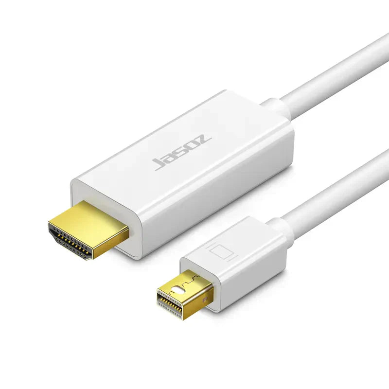 Jasoz G108 Mini Display Port to HDMI Cable - 1.8 Meter / White