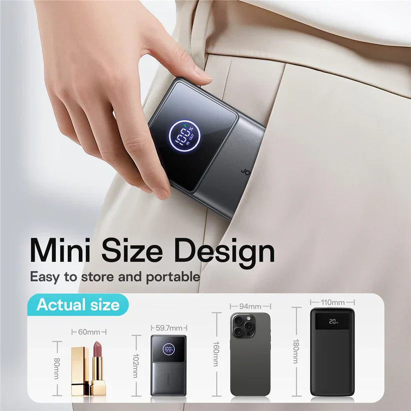 Joyroom 10000mAh Mini Power Bank – 22.5W Fast Charging
