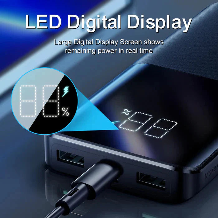 Joyroom 10000mah 22.5W fast charging powerbank with LCD display