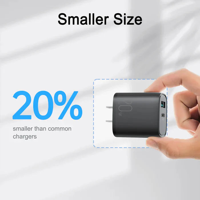 Joyroom 20W Dual-Port (QC3.0+PD) Fast Charger