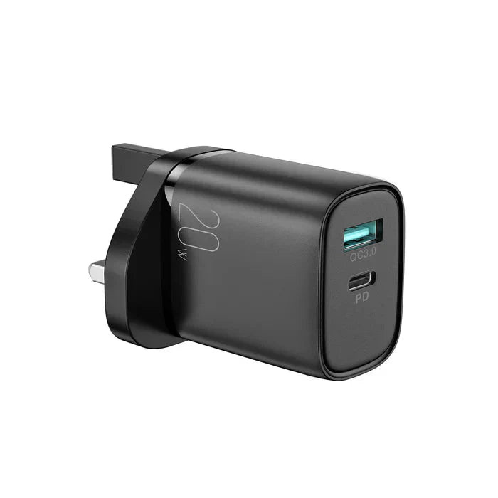 Joyroom 20W Dual-Port (QC3.0+PD) Fast Charger