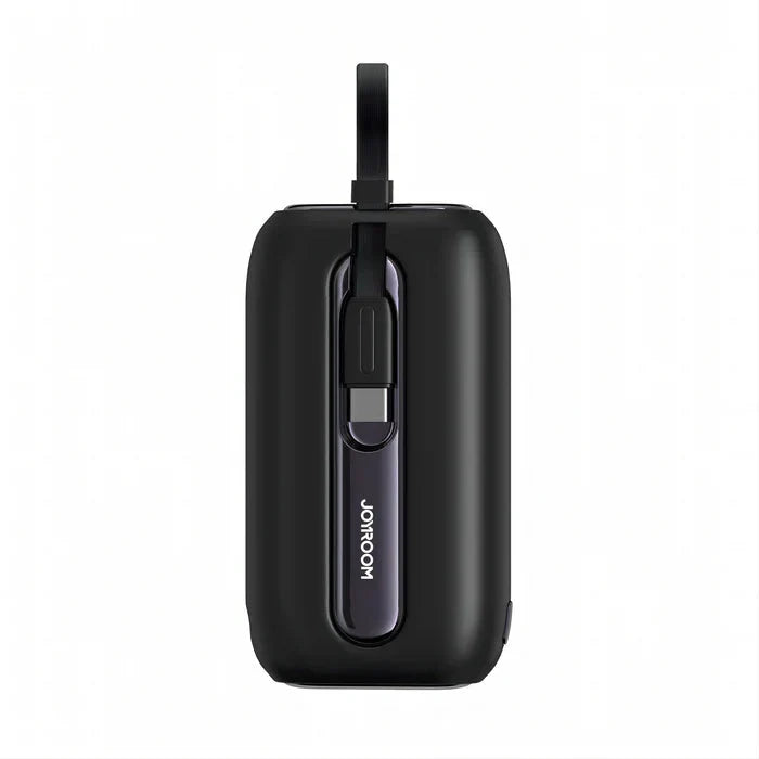 Joyroom 22.5W Mini Power Bank with Dual Cables 10000mAh - Black