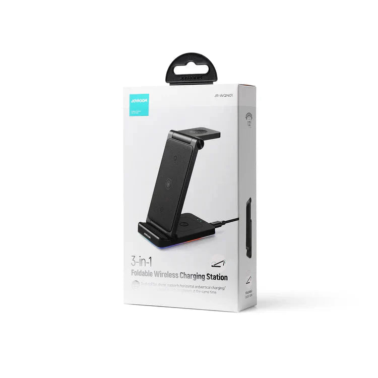 Joyroom 3 in 1 Magnetic Charging Station for phone for watch for earphone
