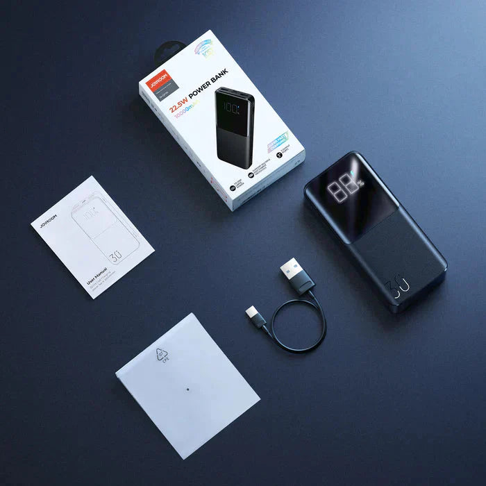 Joyroom 30000mah 22.5W fast charging powerbank with LCD display
