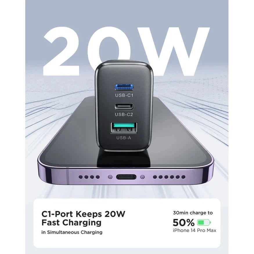 Joyroom 32W 2PD+QC Mini Intelligent Fast Charger - Dual Ports for Quick Charging
