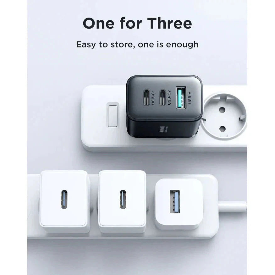 Joyroom 32W 2PD+QC Mini Intelligent Fast Charger - Dual Ports for Quick Charging
