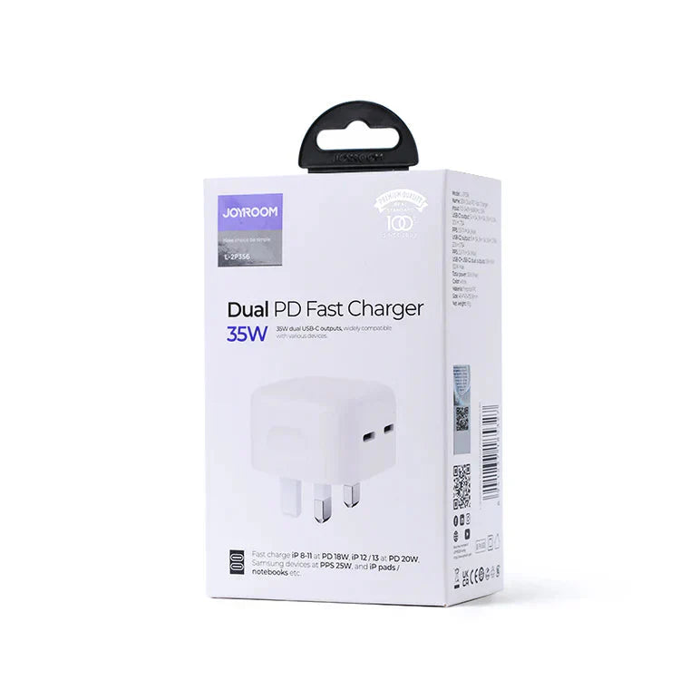 Joyroom 35W Mini intelligent dual-port fast PD Charger