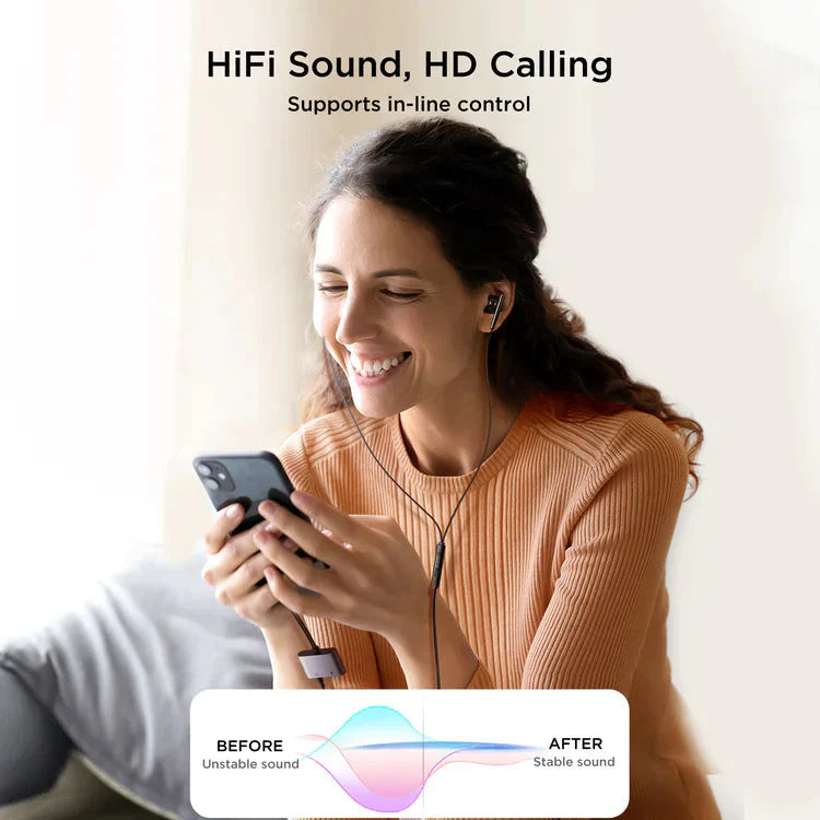 Joyroom Audio-Transfer Series 2-in-1 Audio Adapter