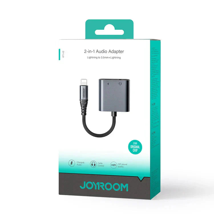 Joyroom Audio-Transfer Series 2-in-1 Audio Adapter