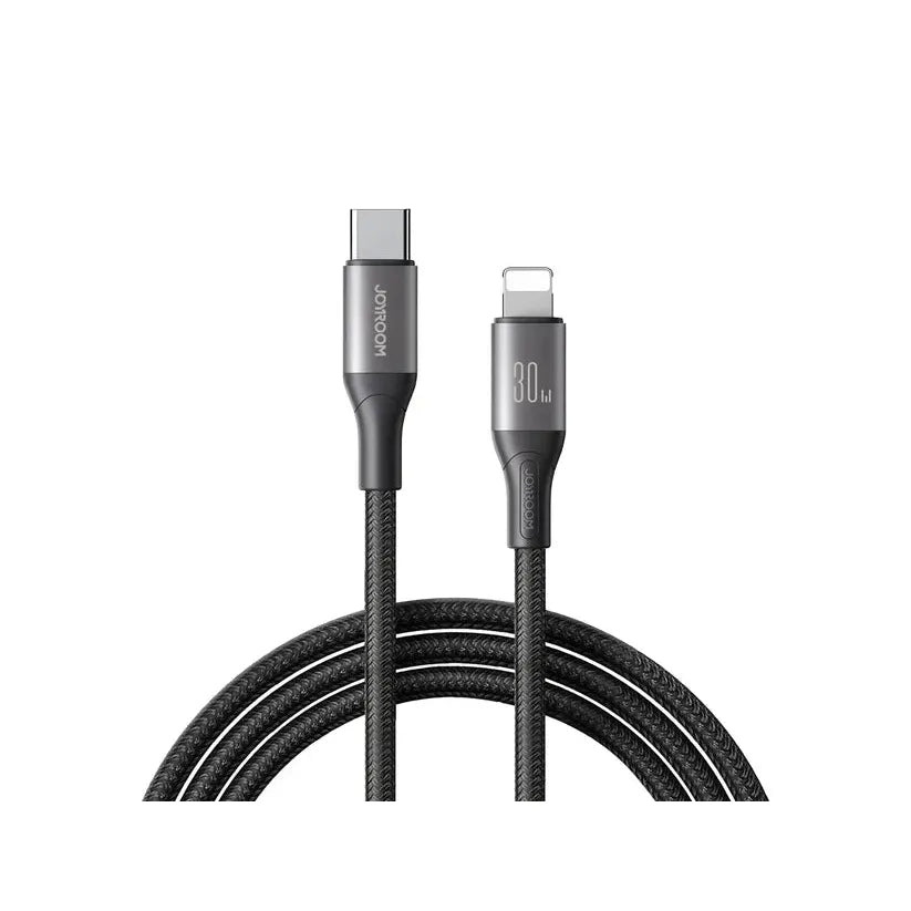 Joyroom Flash Series 30W Fast Charging Data Cable (Type-C to Lightning) 2m-Black