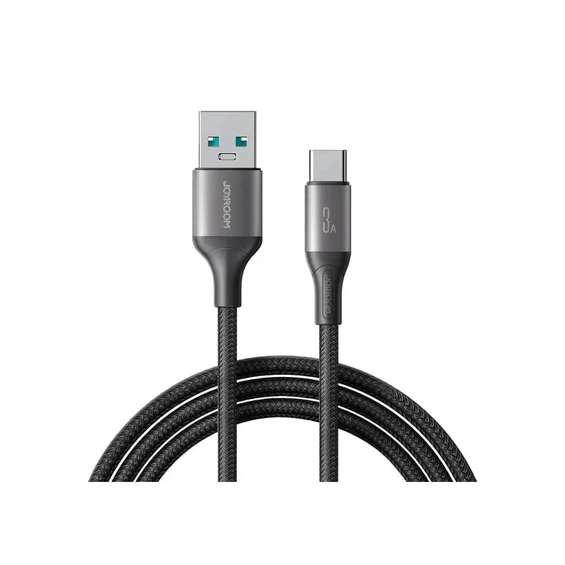 Joyroom Flash Series 3A Fast Charging Data Cable (USB-A to Type-C) – 2M, Black
