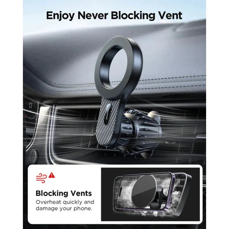 Joyroom Magnetic Car Phone Mount(Air Vent) -Black