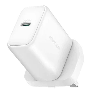 Joyroom PD 30W Compact Fast Charger – UK Plug, White