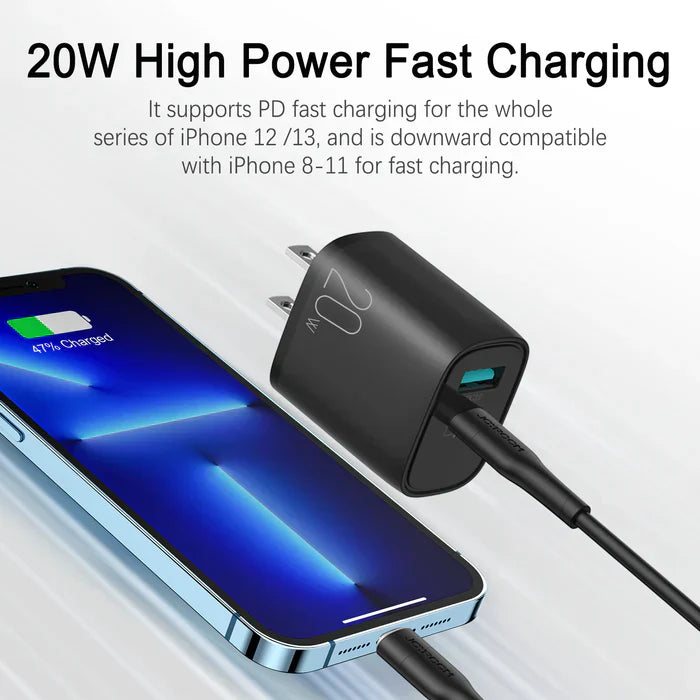 Joyroom PD+QC 20W Mini intelligent fast charger L-QP2011