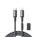 Joyroom Unlimited Series 30W Fast Charging Data Cable (Type-C to Lightning) – 1.2m, Dark Gray