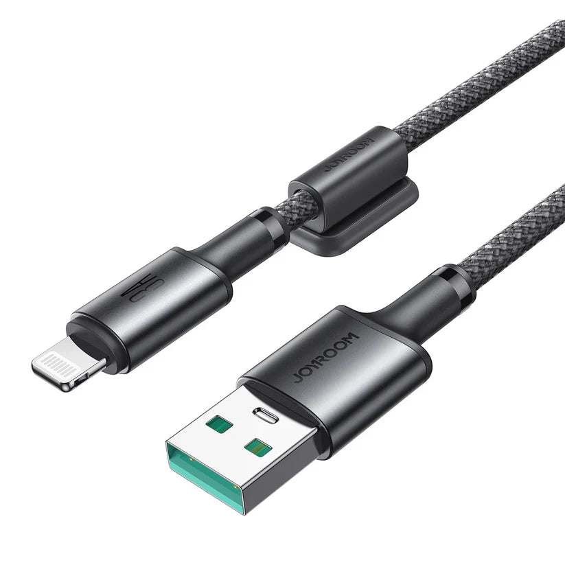 Joyroom Unlimited Series 3A USB-A to Lightning Cable with Magnetic Organizer – 1.2m, Gray