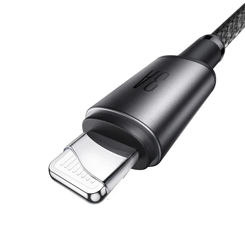 Joyroom Unlimited Series 3A USB-A to Lightning Cable with Magnetic Organizer – 1.2m, Gray