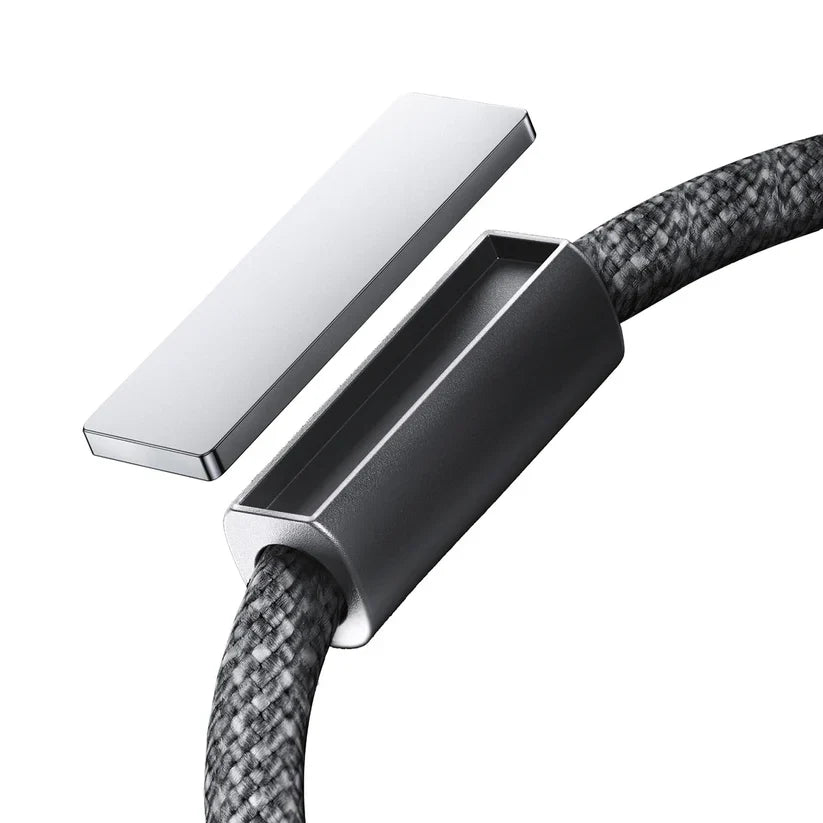 Joyroom Unlimited Series 3A USB-A to USB-C Cable with Magnetic Organizer – 1.2m, Gray