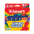 Luxor Jumbo Marker Assorted Set Of 6 Markers Set Of 2