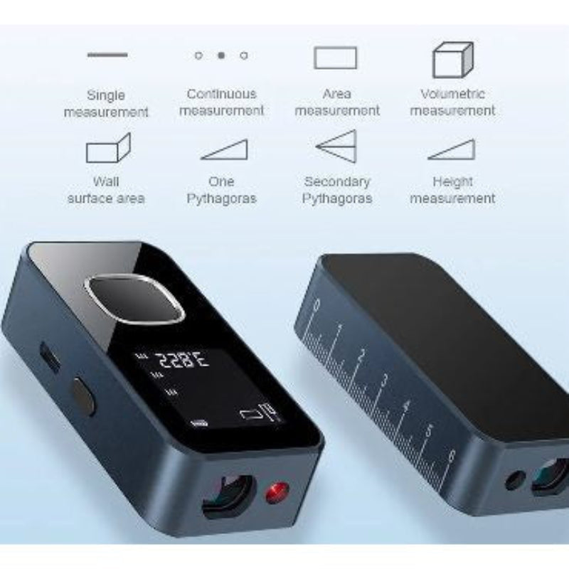 KS-701008 LASER RANGEFINDER DOUBLE TRANSMITTING SINGLE RECEIVING CLEAR LCD SCREEN RANGE FINDER
