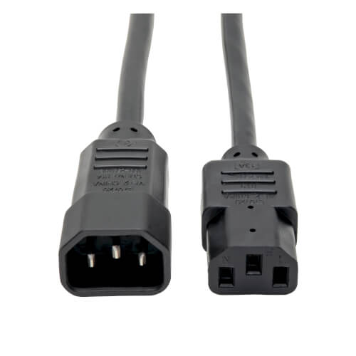 KUWES Cable C13 to C14 UK 3 Pin 0.75mm – 1.5Meter