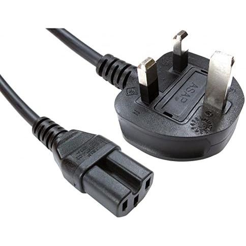 KUWES Cable C15 to UK 3 Pin Plug 1.5MM 13A – 3 Meter