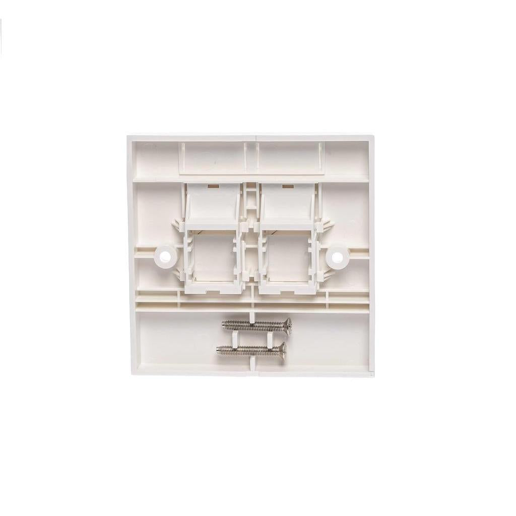 KUWES Face Plate Double Port With Screw