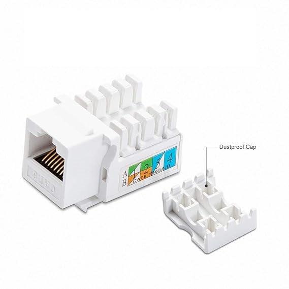 KUWES Keystone Jack CAT.6 Slim Module – 13D