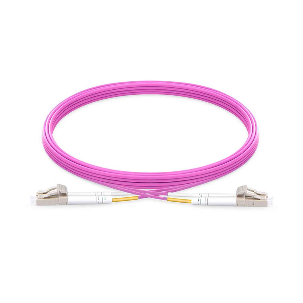 KUWES LC-LC MM OM4 Fiber Patch Cord – 1Meter