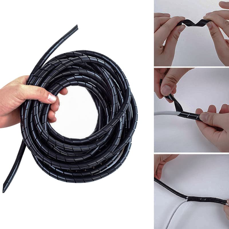 KUWES Spiral Wrapping Band 15mm 10Meter – Black
