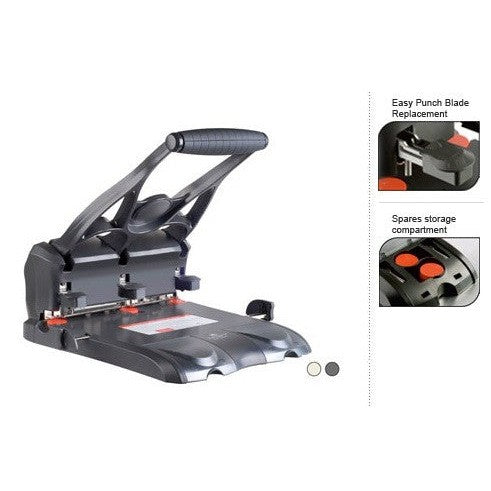 Kangaro HDP-3160 3 Hole Heavy Duty Metal Paper Punch