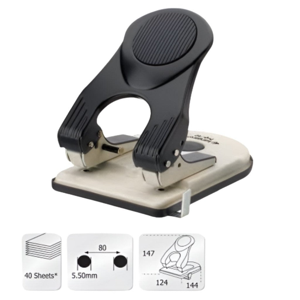 Kangaro PERFO-40 Paper Punch Machine Punch up to 40 Sheets