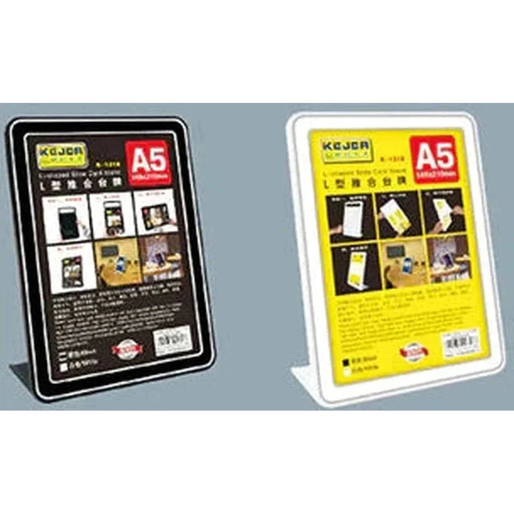 Kejea L-Shaped Slide Card Stand Horizontal & Vertical K-1314 H-A4