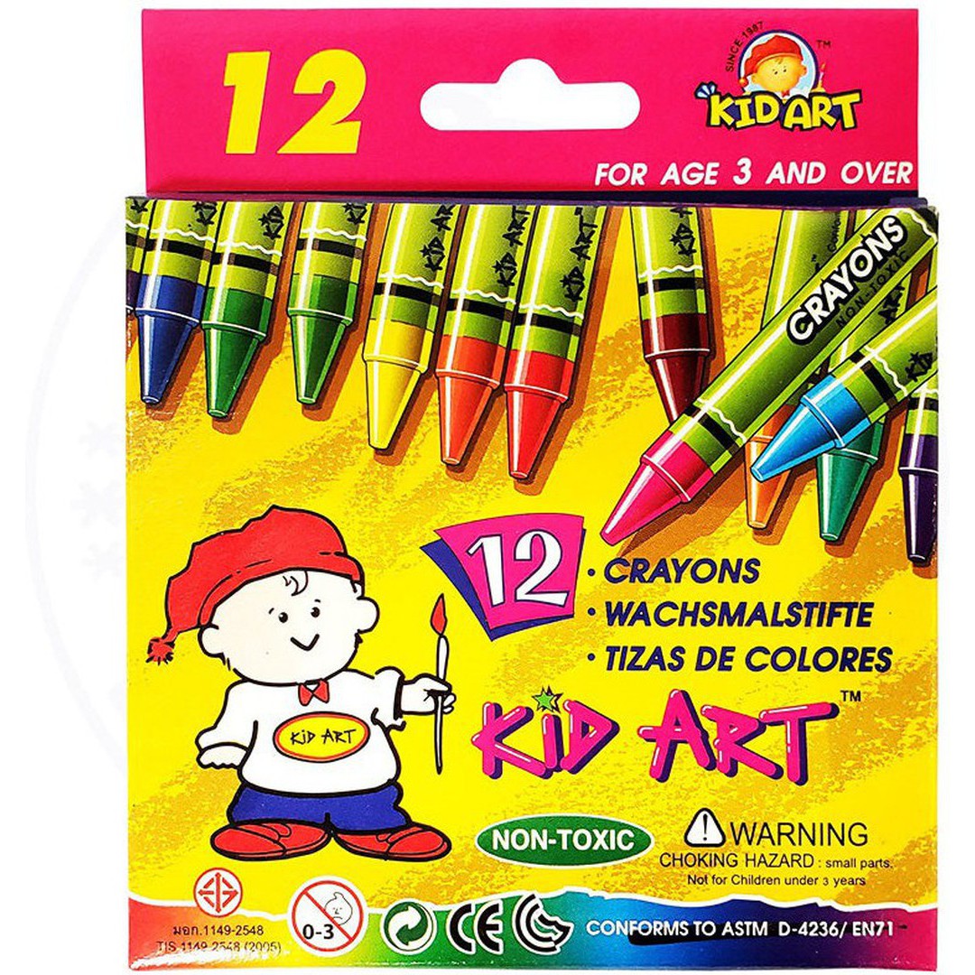 Kid Art Crayons Set Of 12
