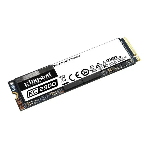 Kingston 500GB M.2 2280 NVMe KC2500 SSD Hard Drive (SKC2500M8/500G)