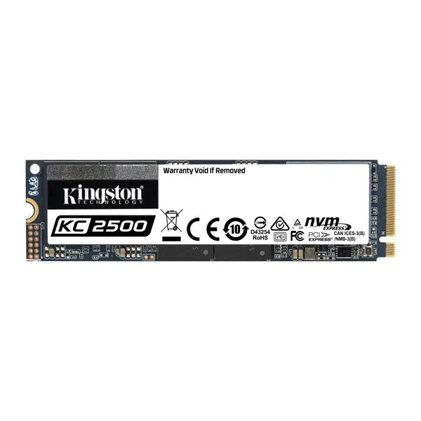 Kingston 500GB M.2 2280 NVMe KC2500 SSD Hard Drive (SKC2500M8/500G)