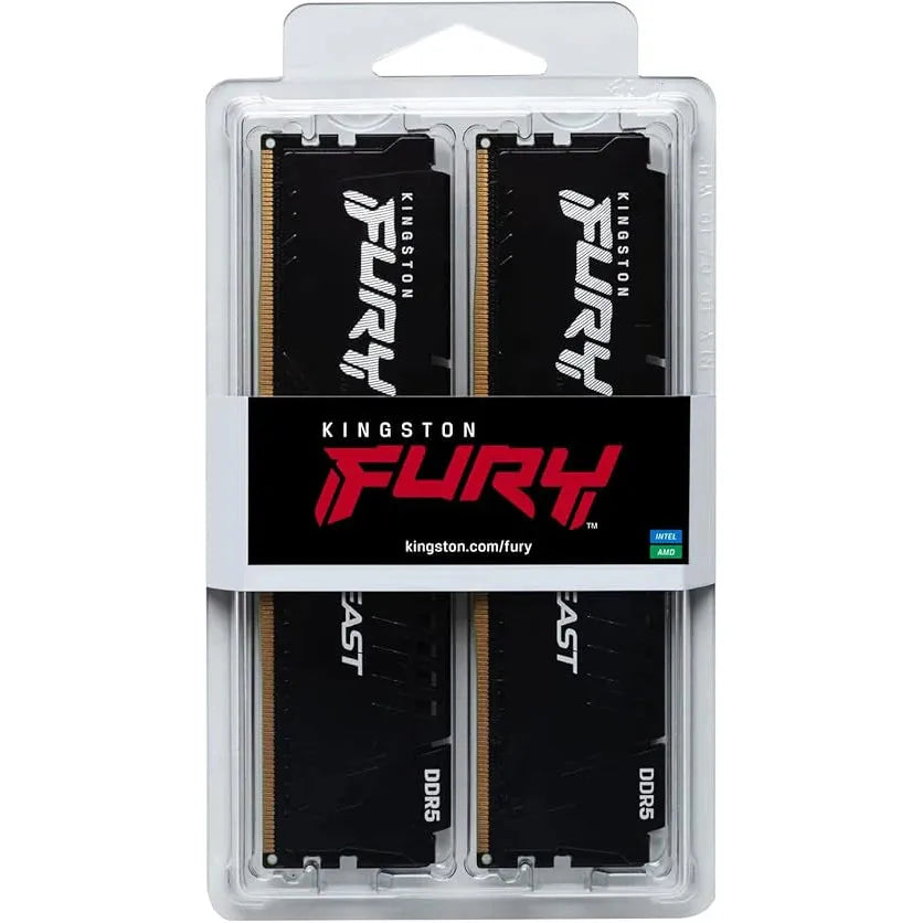 Kingston 64GB (2x32GB) DDR5 5600Mhz Fury RGB Ram for Desktop