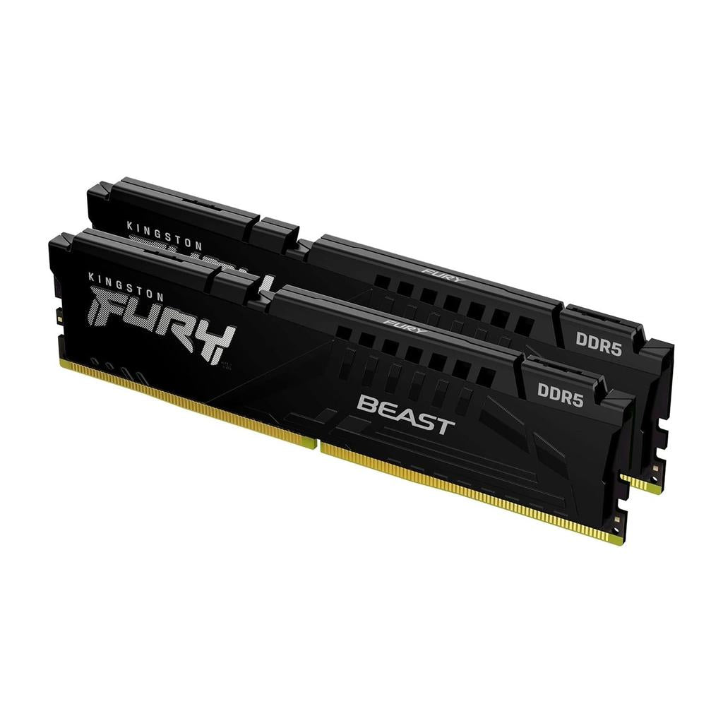 Kingston Fury Beast 16GB (2x8GB) DDR5 6000MT/s CL36 Memory Kit - Black