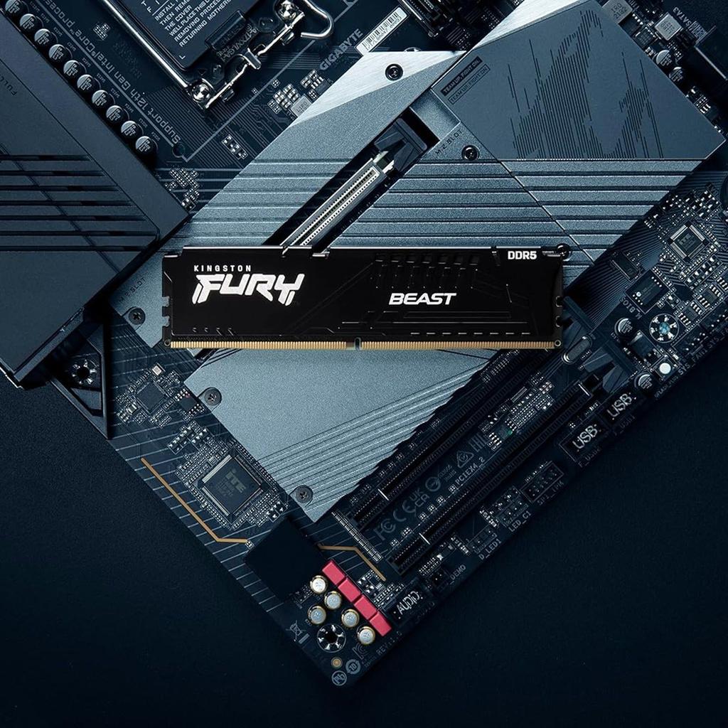 Kingston Fury Beast 32GB (2x16GB) DDR5 6000MT/s CL30 Memory Kit - Black