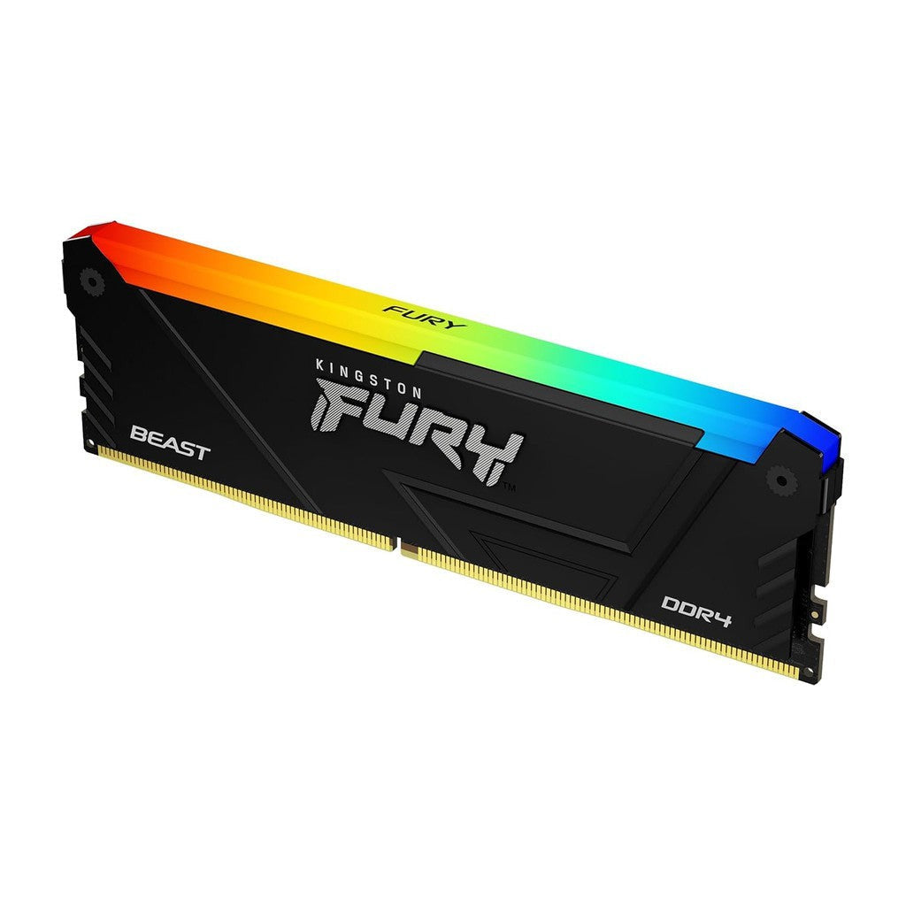 Kingston Fury Beast RGB 16GB DDR4 3200MHz CL16 Memory (KF432C16BB2A/16)