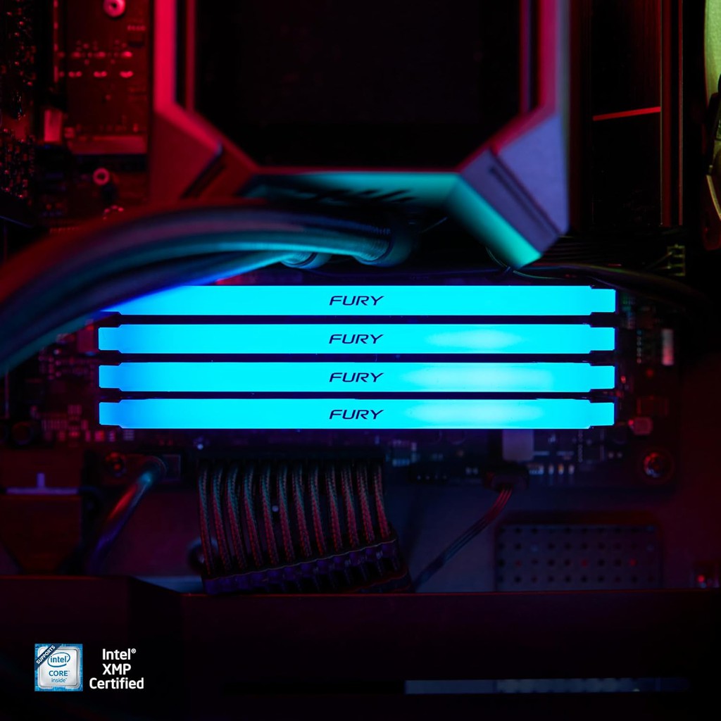 Kingston Fury Beast RGB 16GB DDR4 3200MHz CL16 Memory (KF432C16BB2A/16)