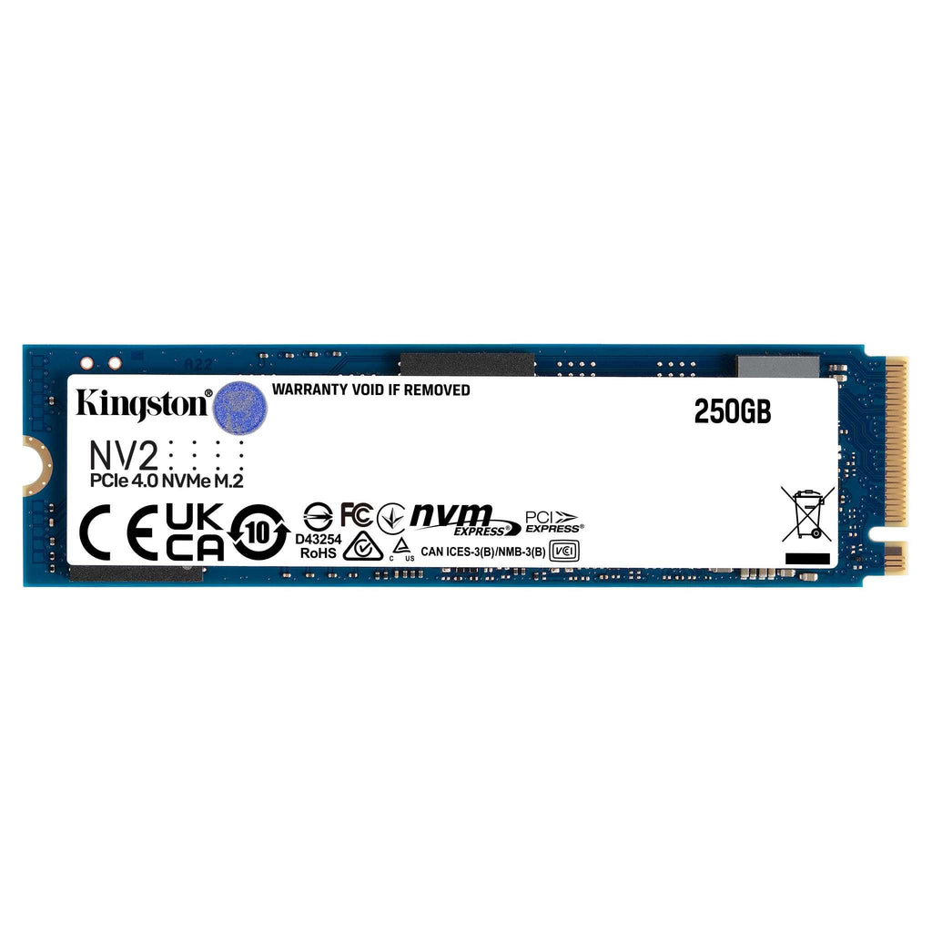 Kingston NV2 250G M.2 2280 NVMe Internal SSD | PCIe 4.0 Gen 4x4 | Up to 3000 MB/s | SNV2S/250G