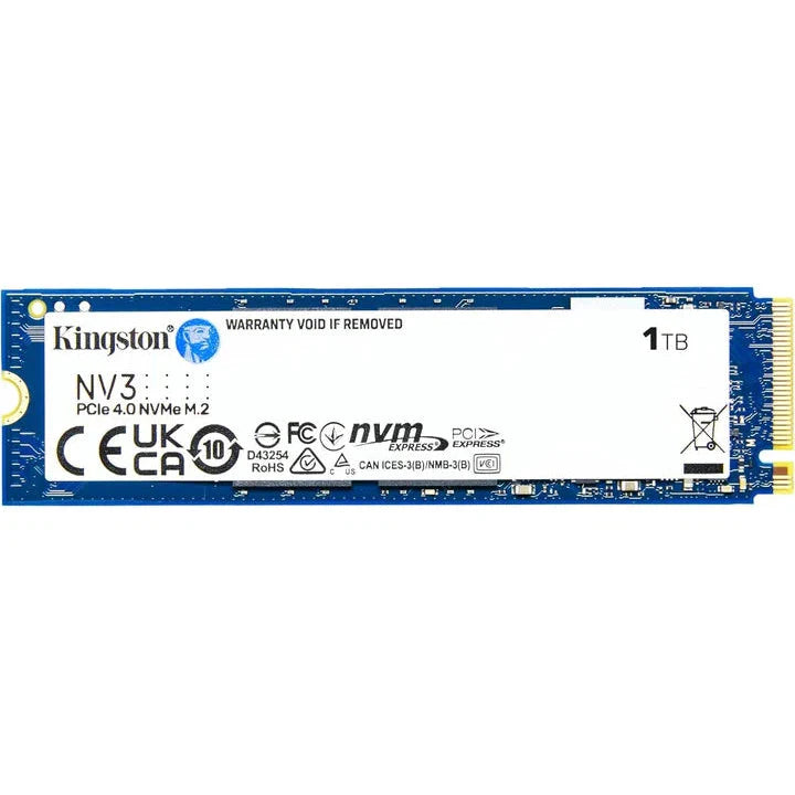 Kingston NV3 1TB NVMe SSD Gen4 Upto 6000Mb/s-SNV3S/1000G
