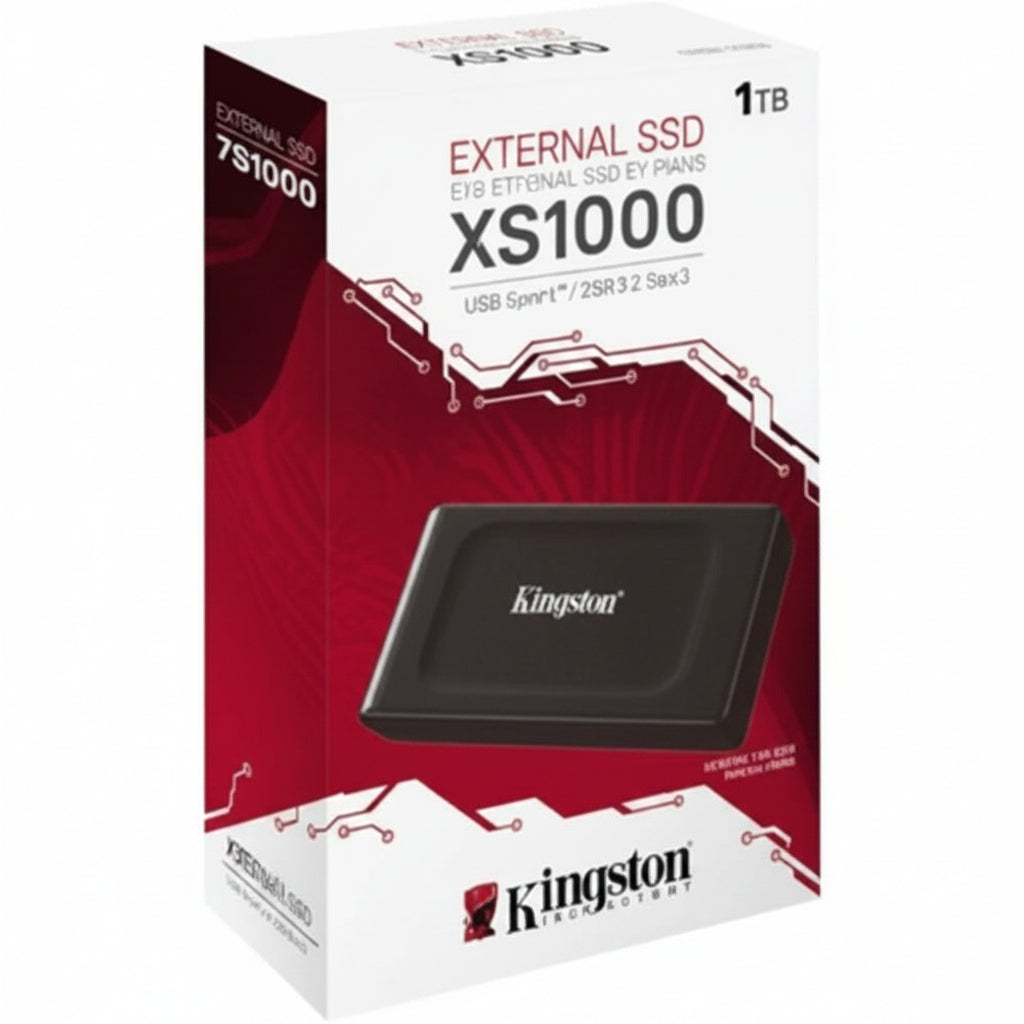 Kingston Xs1000 1Tb Ssd | Pocket-Sized | Usb 3.2 Gen 2 | External Solid State Drive | Up To 1050Mb/S