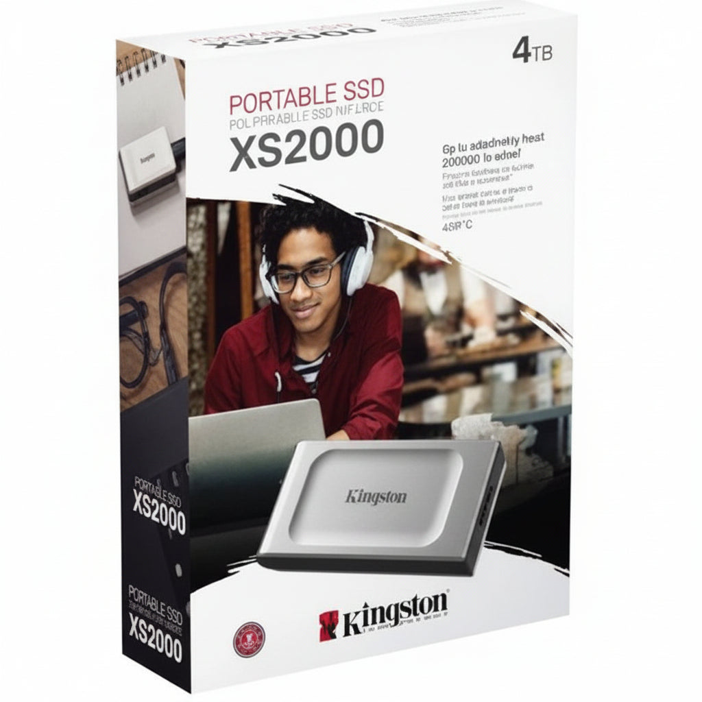 Kingston 4TB XS2000 Portable SSD USB-C, 2000MB/s